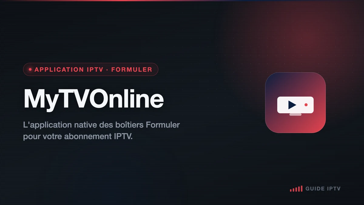 Illustration MyTVOnline, application IPTV pour boîtiers Formuler